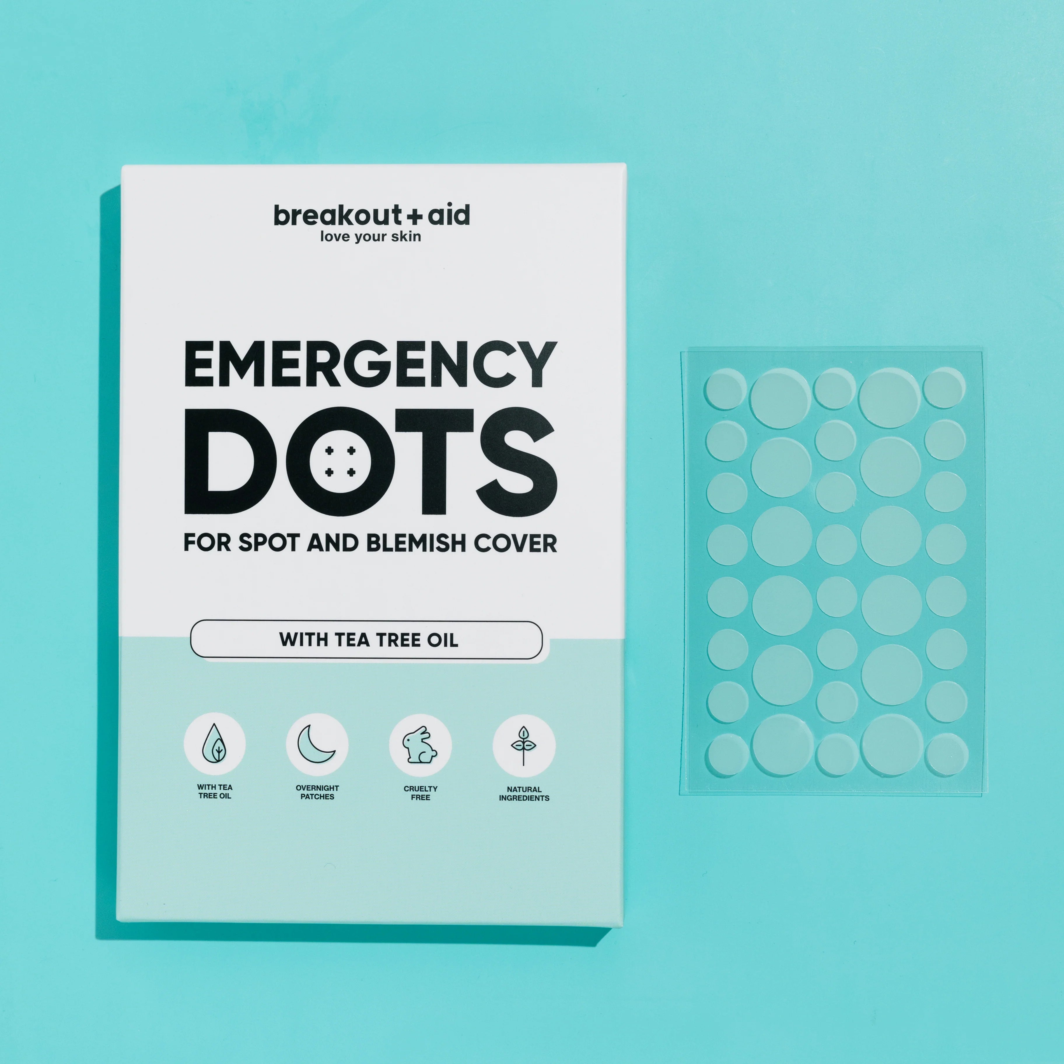 Breakoutaid - Emergency Dots with Tea Tree Oil - Patchs anti-imperfections