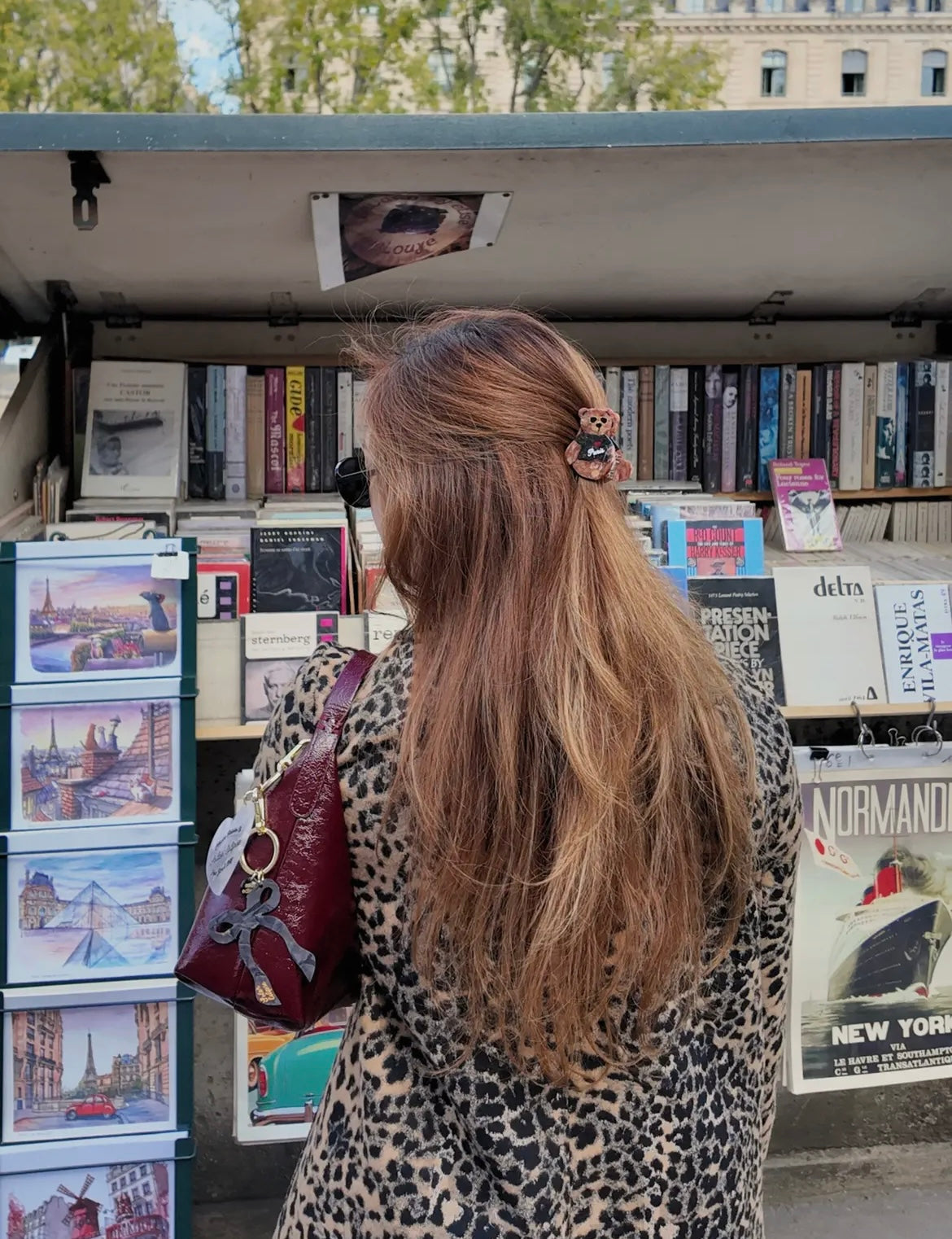 Solar Eclipse - Mini Pince à Cheveux Ours en Peluche Paris