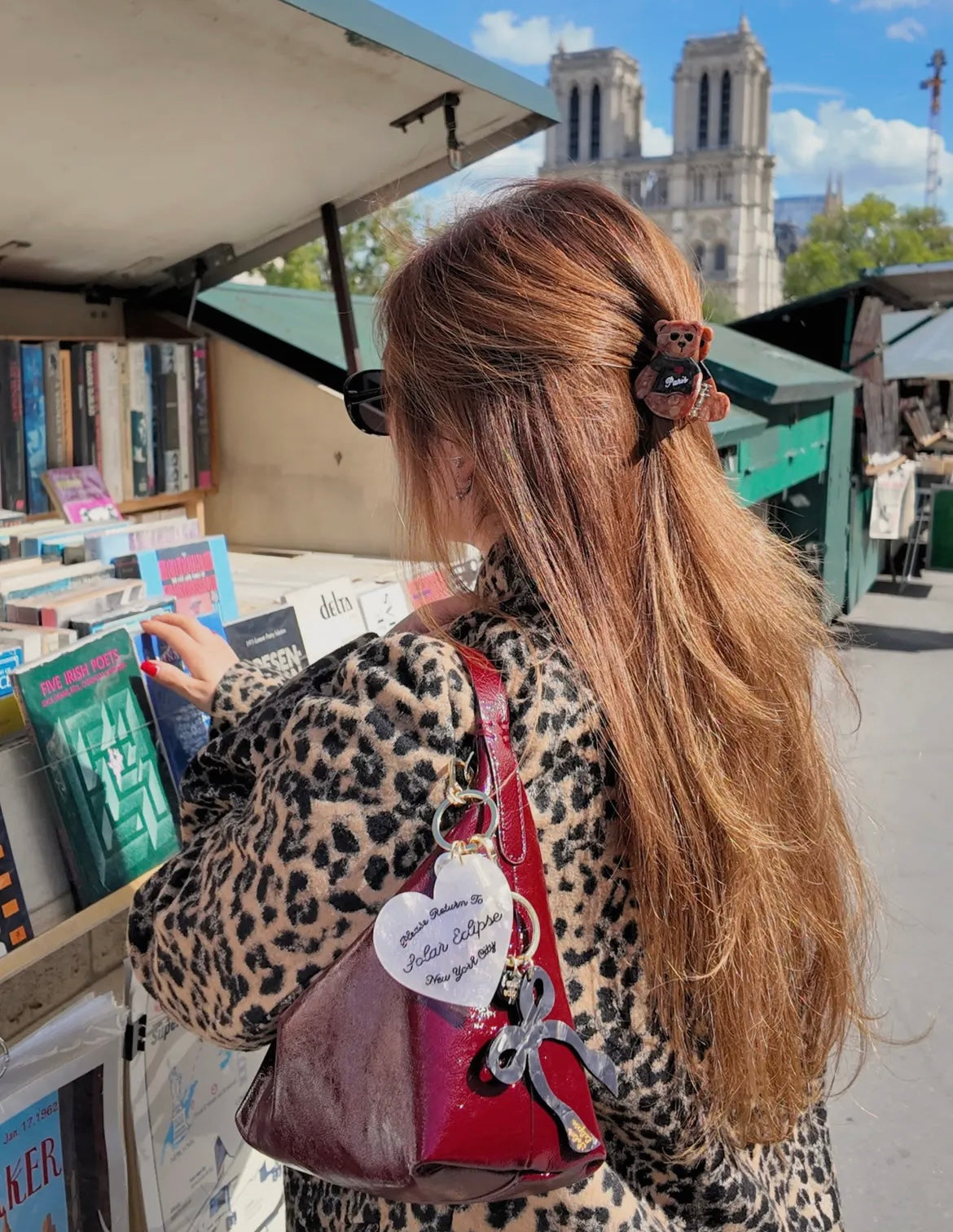 Solar Eclipse - Mini Pince à Cheveux Ours en Peluche Paris