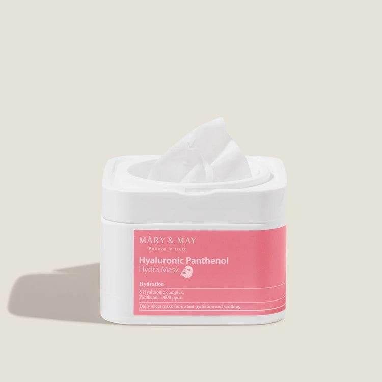 Mary&May - Hyaluronic Panthenol Hydra Mask - Masque Hydratant (30 masques)