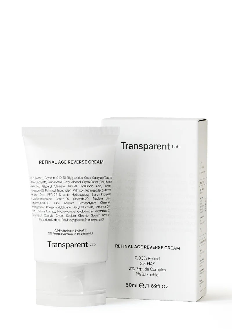 Transparent Lab - Retinal Age reverse - Crème visage au Retinal 50ml
