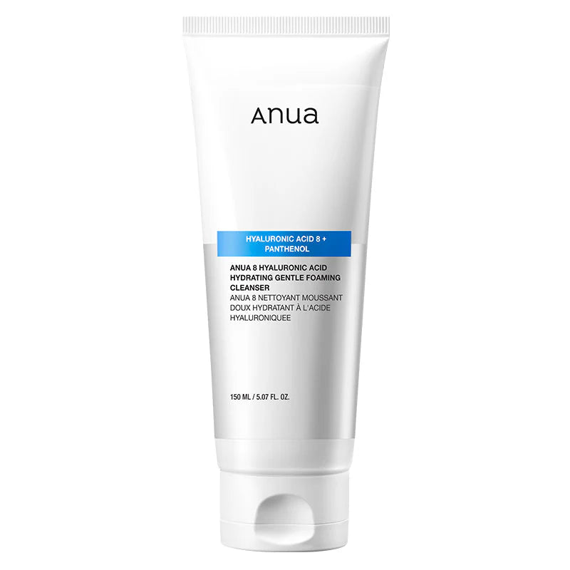 Anua - 8 Hyaluronic acid cleanser - Nettoyant doux et hydratant à l&