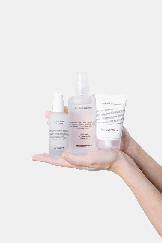 Transparent Lab - DAILY ESSENTIALS SET - Pack Hydratant et éclat du teint
