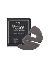 PETITFÉE - Black Pearl & Gold - Hydrogel mask