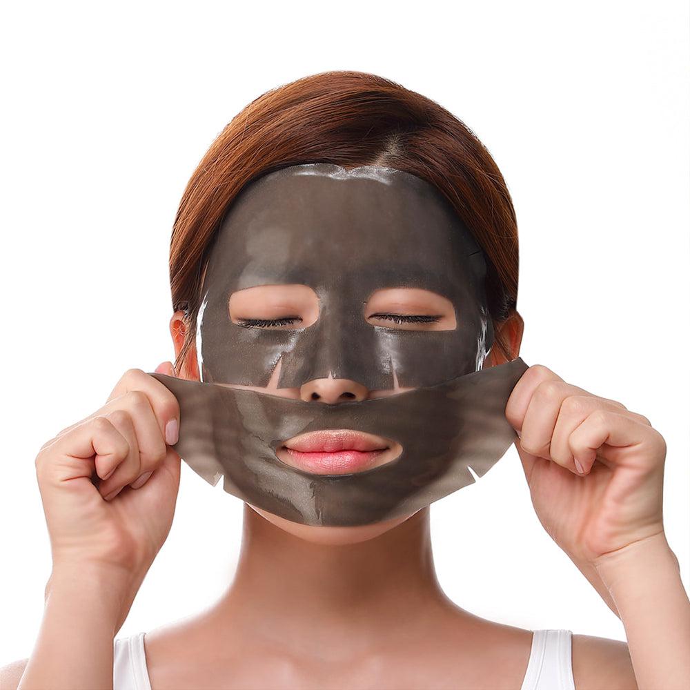 PETITFÉE - Black Pearl & Gold - Hydrogel mask