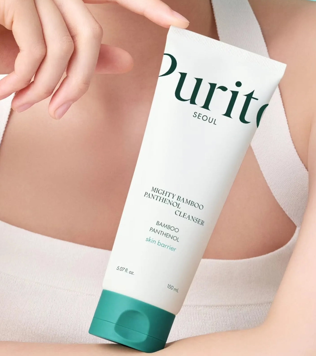 Purito - Mighty Bamboo panthenol cleanser - Nettoyant doux au panthenol 150 ml