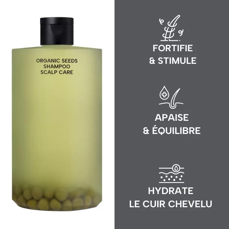 Whamisa - Shampoing cuir chevelu aux petits pois bio fermentés - 490 ml