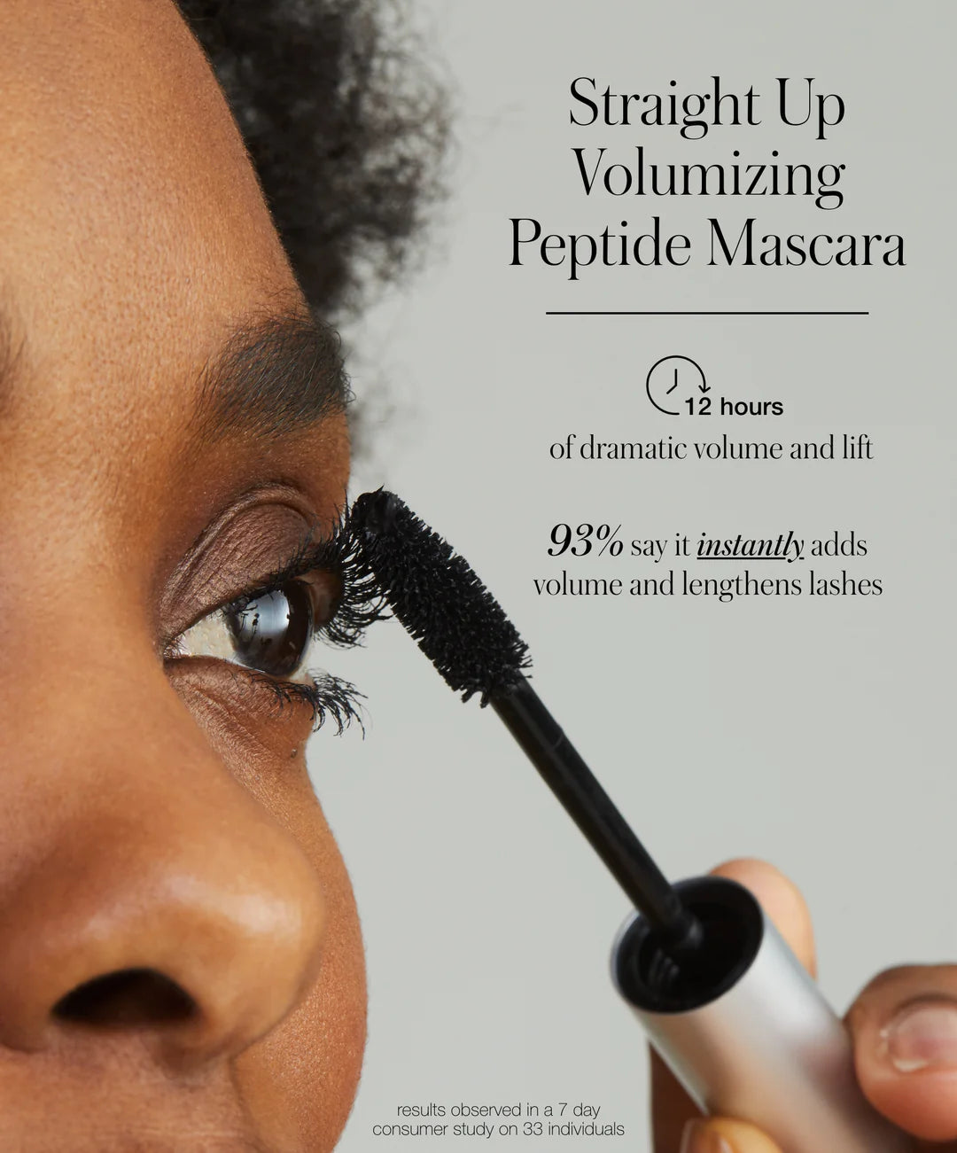 RMS Beauty - Straight Up Volumizing Peptide Mascara