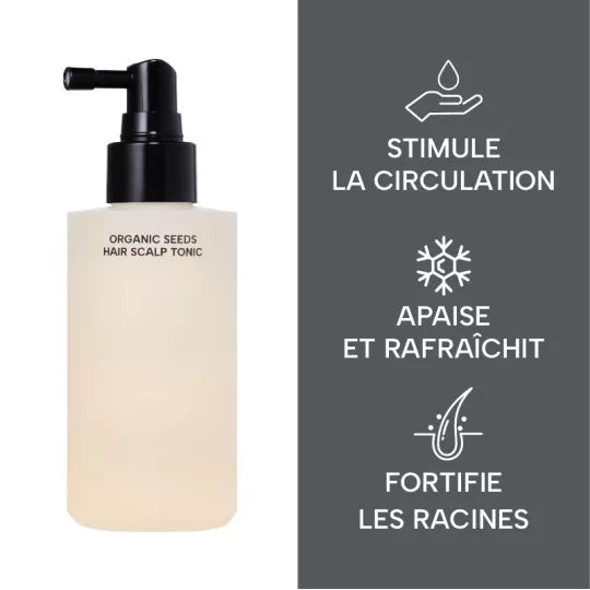 Whamisa - Tonique cuir chevelu aux graines bio fermentées anti-chute - 165 ML