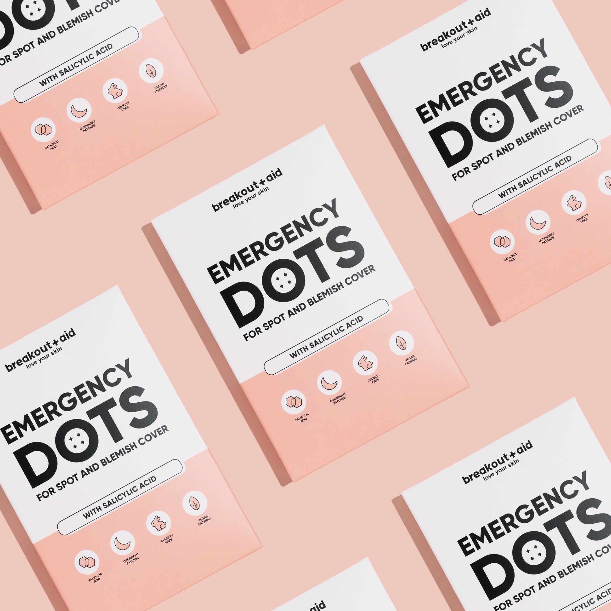 Breakoutaid - Emergency Dots with Salicylic Acid - Patchs anti-imperfections Acide salicylique