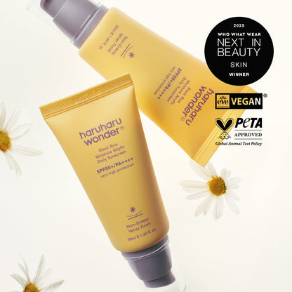 HaruHaru Wonder - Black Rice Moisture Airyfit SPF 50 - Crème solaire au riz SPF50