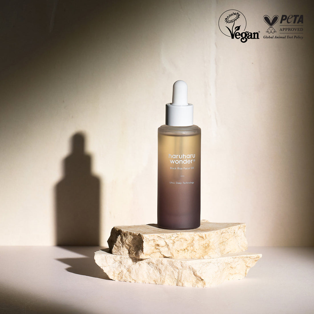 HaHaru - Black Rice facial oil - Huile hydratante au riz 30 ml