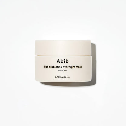 Abib - Rice probiotics overnight mask Barrier jelly - Masque de nuit au riz