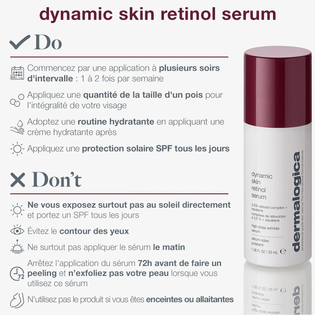 Dermalogica - Dynamic skin retinol - Serum 3,5% sérum concentré au rétinol 30 ml