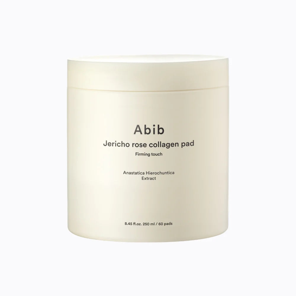 Abib - Almohadilla de colágeno rosa de Jericó - Almohadillas reafirmantes de colágeno - 60 almohadillas