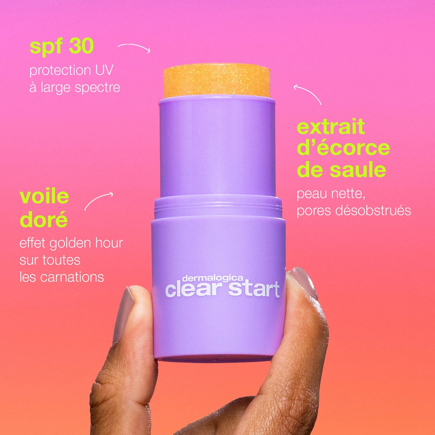 Dermalogica - Golden Hour - stick solaire spf 30 hydratant + illuminateur