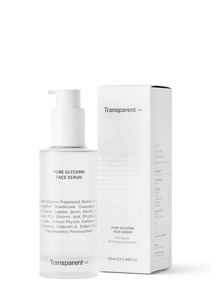 Transparent Lab - Pure Glycerin Face Serum - Sérum hydratant à la glycérine
