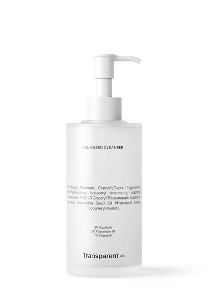 Transparent Lab - Oil-Based Cleanser - Test nouvelle fiche