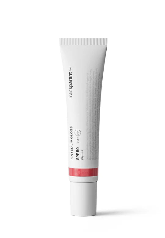Transparent Lab - Tinted Lip Gloss Rose - Baume à lèvres hydratant teinté avec SPF50