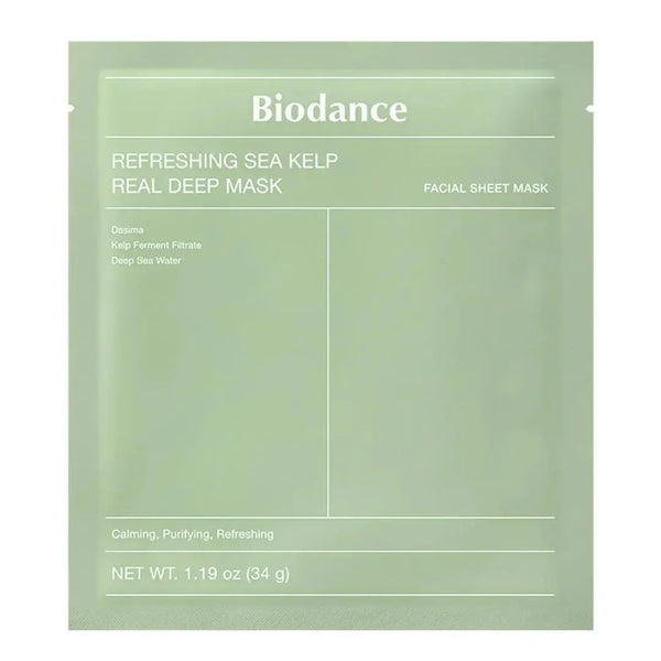 Biodance - Refreshing Sea Kelp Real Deep Mask - Masque purifiant &amp; Apaisant