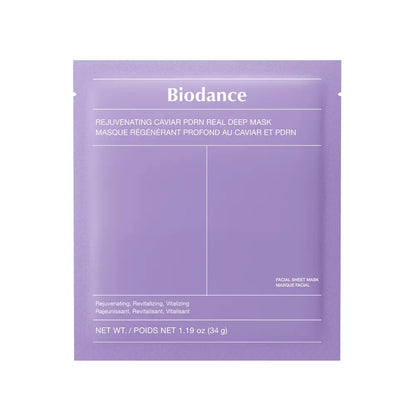 Biodance - Rejuvenating Caviar PDRN Real Deep Mask – Masque Hydrogel au caviar &amp; pdrn