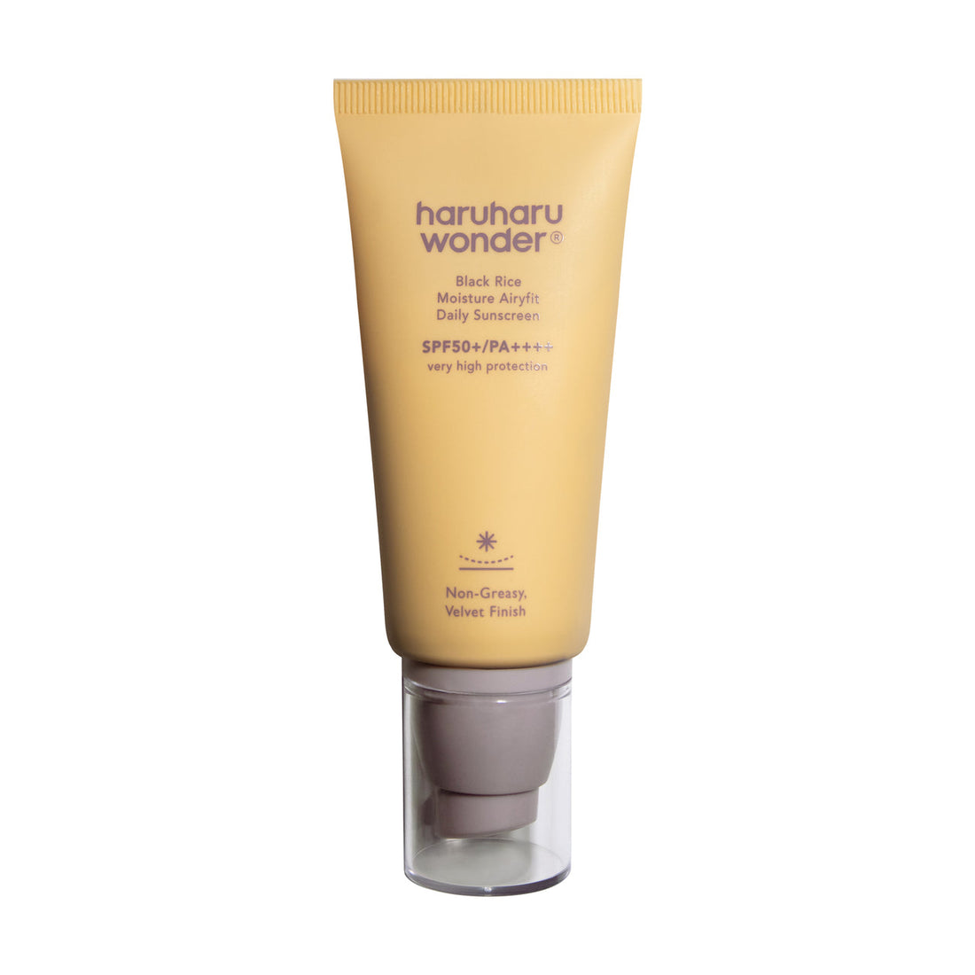 HaruHaru Wonder - Black Rice Moisture Airyfit SPF 50 - Crème solaire au riz SPF50