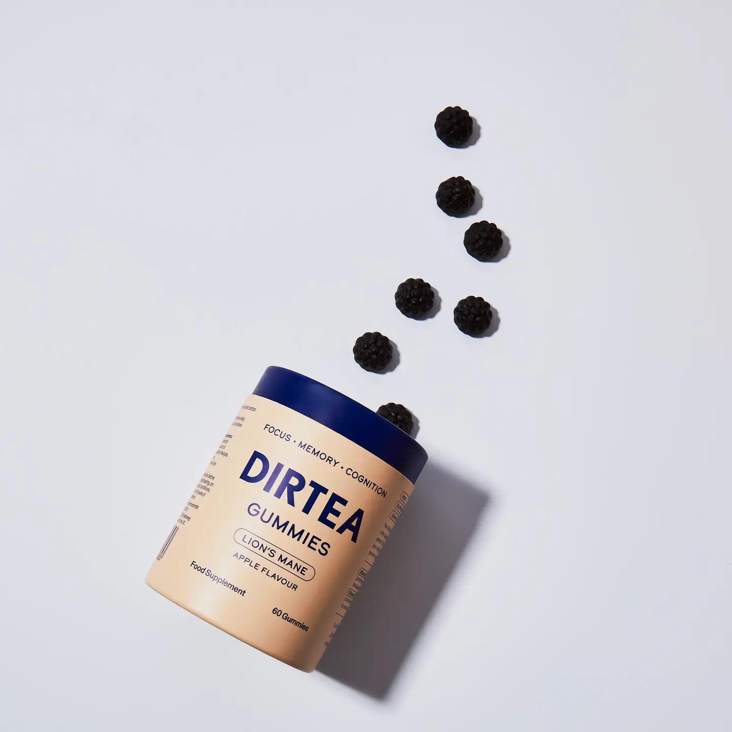 DIRTEA - Lion’s Mane Gummies – Concentration, clarté, énergie.