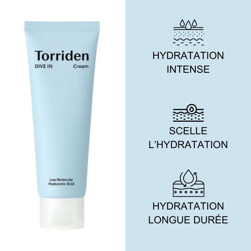 Torriden - DIVE IN Cream - Crème hydratante à l&