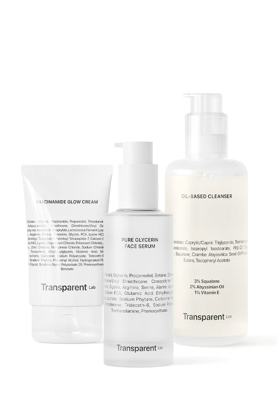Transparent Lab - DAILY ESSENTIALS SET - Pack Hydratant et éclat du teint