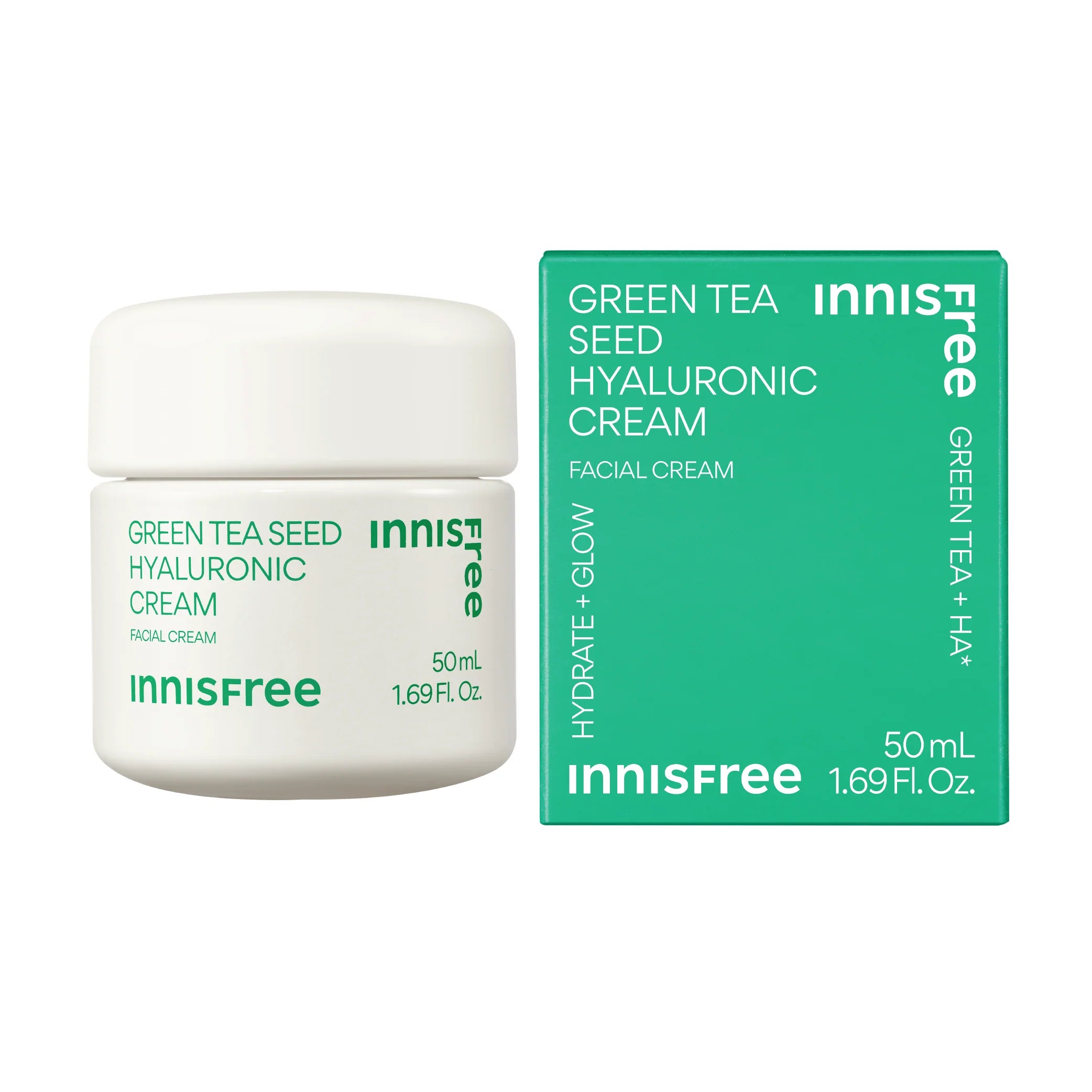 Innisfree – Green Tea Seed Hyaluronic Cream – Crème à l&