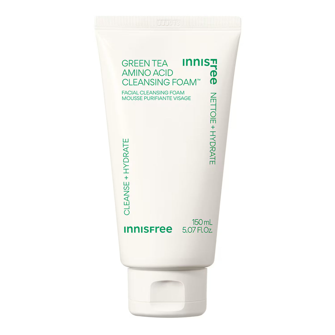 Innisfree – Green Tea Amino Acid Cleansing Foam - Nettoyant visage au thé vert - 150ml