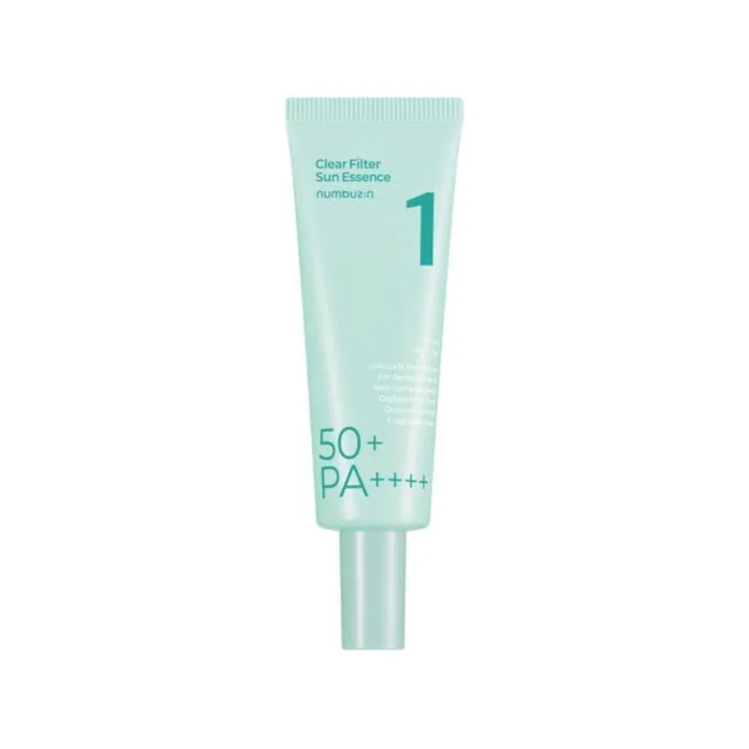 Numbuzin - Clear Filter Sun Essence - Crème solaire SPF50 non comédogène 50 ml