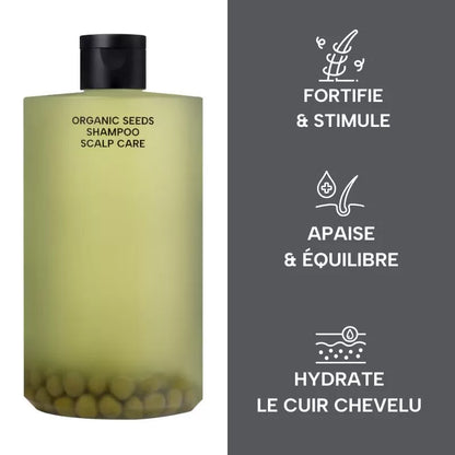 Whamisa - Shampoing cuir chevelu aux petits pois bio fermentés - 490 ml